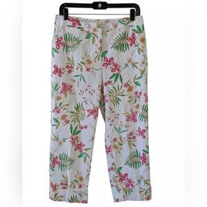 Rafaella Floral Crop Pants